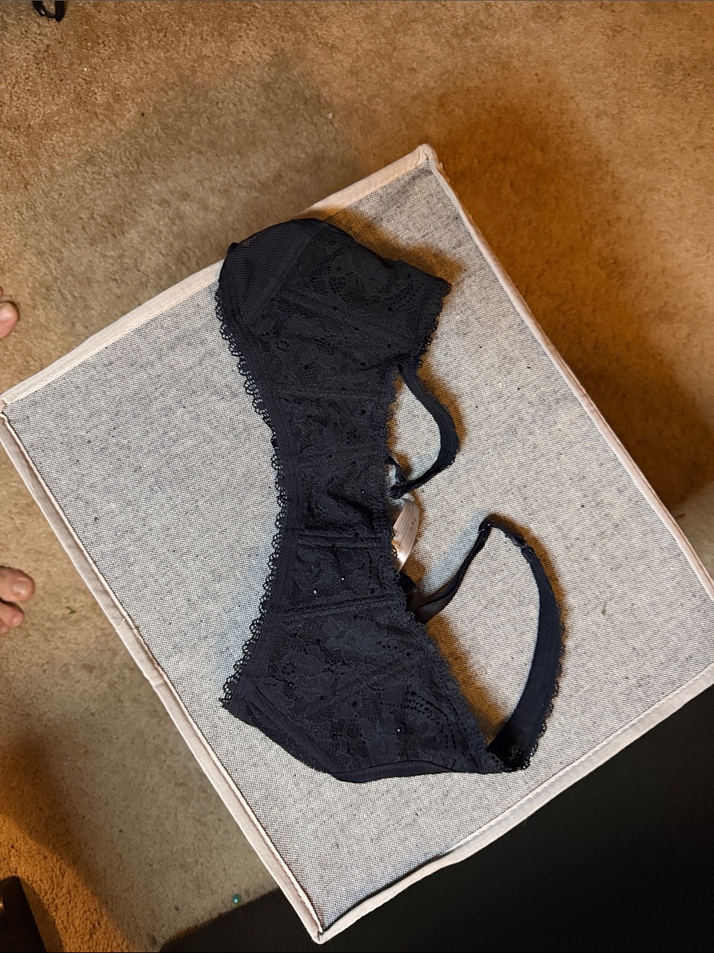 Victoria's Secret Black Lace Bra
